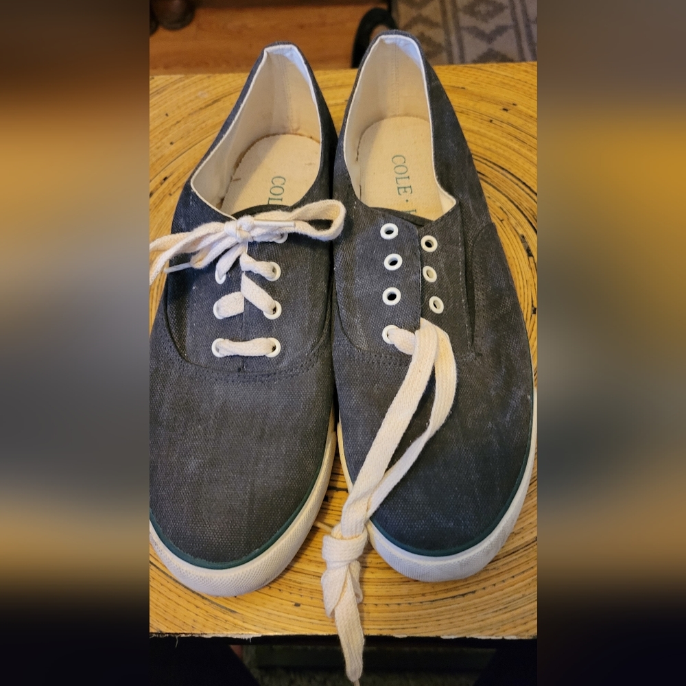 1988 vintage Cole Haan stonewashed canvas casual size 10 men's shoes